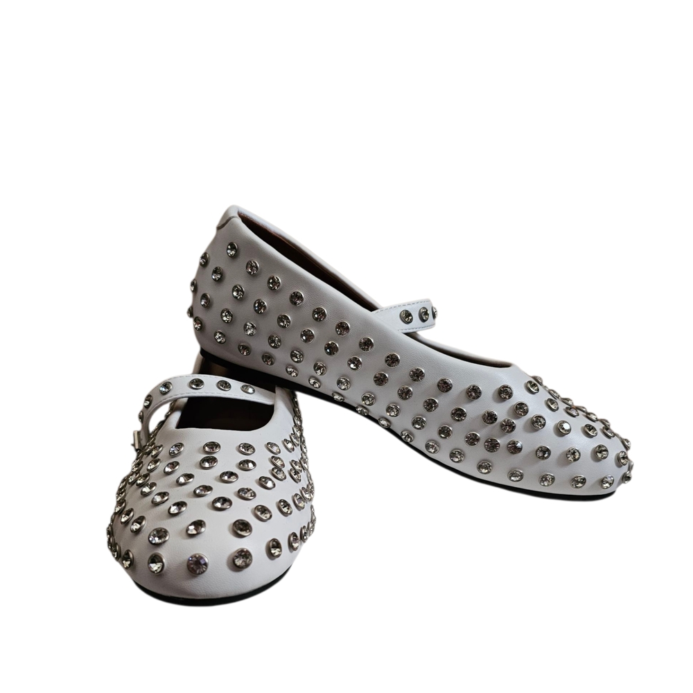 Atbell Crystal Studded Women's Flats 9 NWOT - Picture 2 of 7